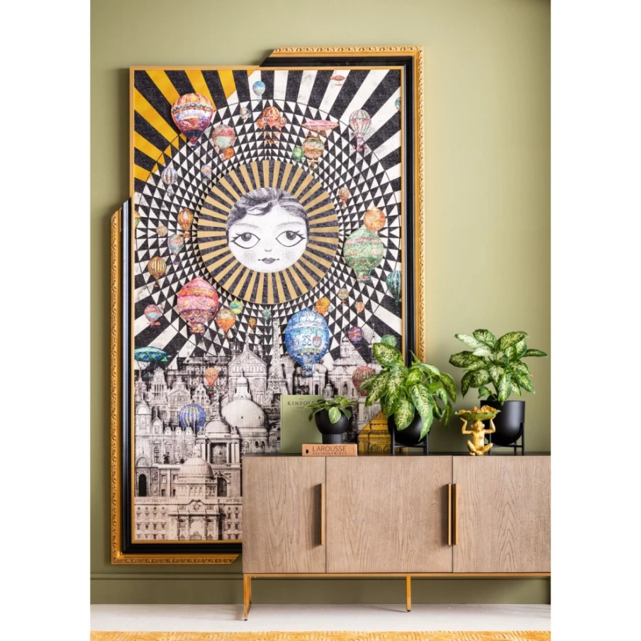 "KARE Design Cesaro Modern Sideboard 160cm Wide Storage Cabinet"