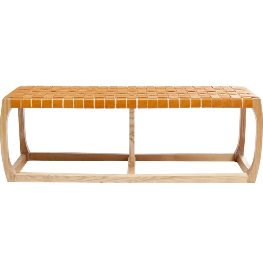 KARE Design Modern Bench Torres 140cm - Contemporary Wooden Bench for Living Room or Dining Room