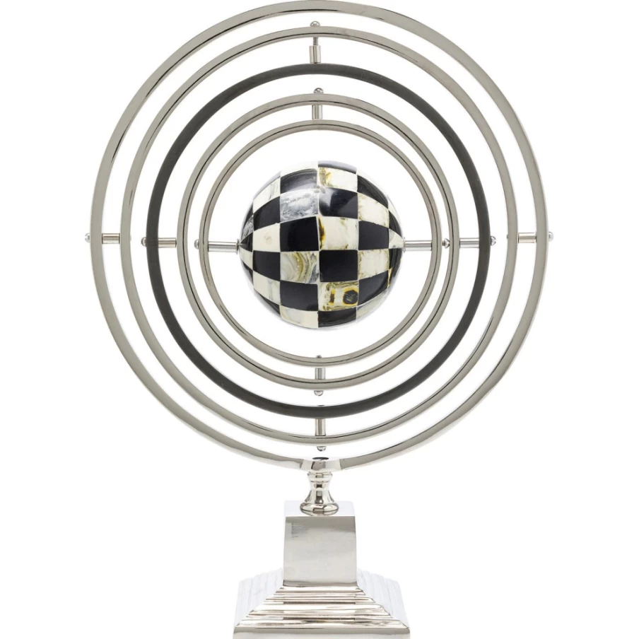 KARE Design Armillary Sphere Decorative Object - 46cm Vintage Style Sundial for Home & Garden Decor