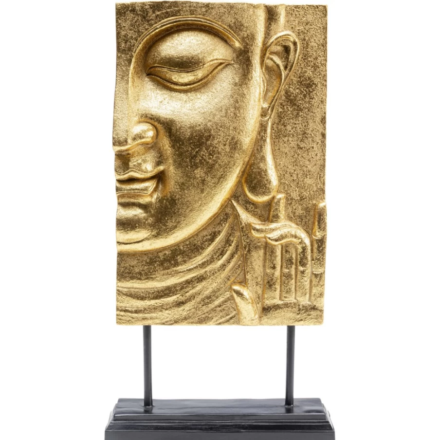 KARE Design Modern Gold Deco Object - 51cm Wisdom Sculpture for Home Decor