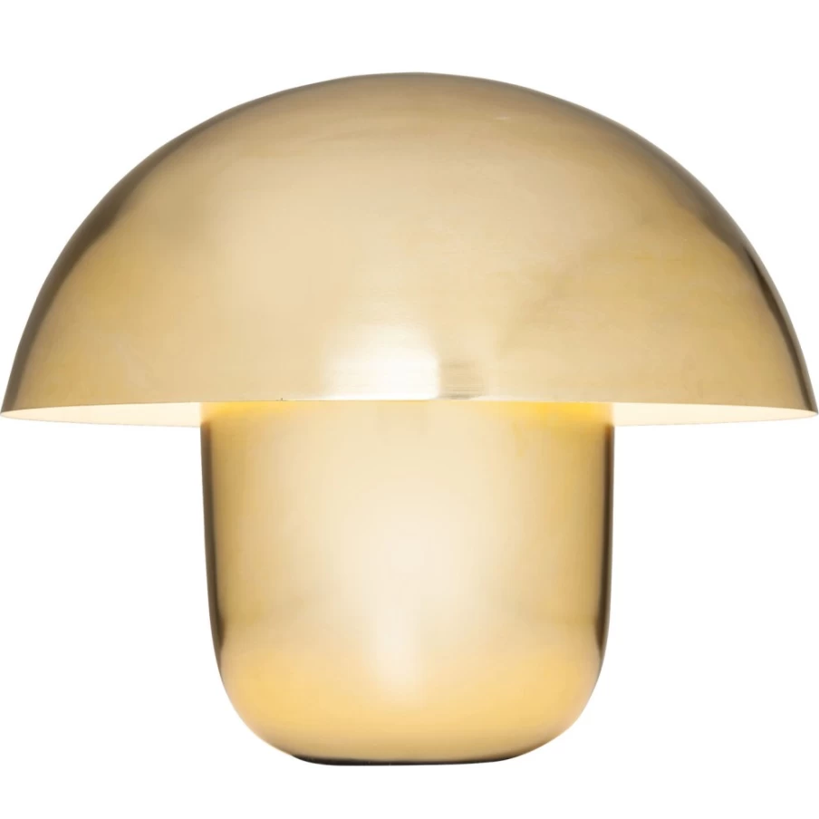 "KARE Design Modern Mushroom Table Lamp in Brass – Elegant Lighting Decor"