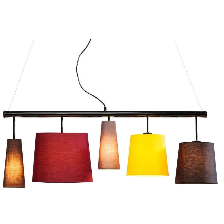 KARE Design Modern 100cm Colored Pendant Lamp - Parecchi Colore Hanging Light for Dining Room