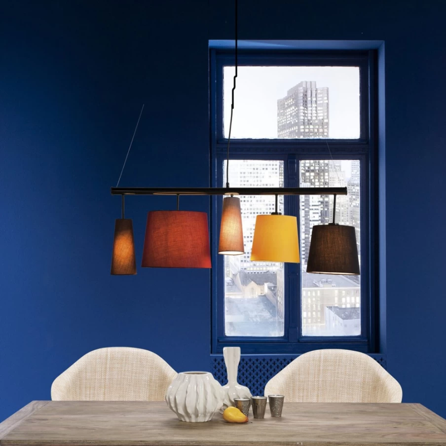 KARE Design Modern 100cm Colored Pendant Lamp - Parecchi Colore Hanging Light for Dining Room