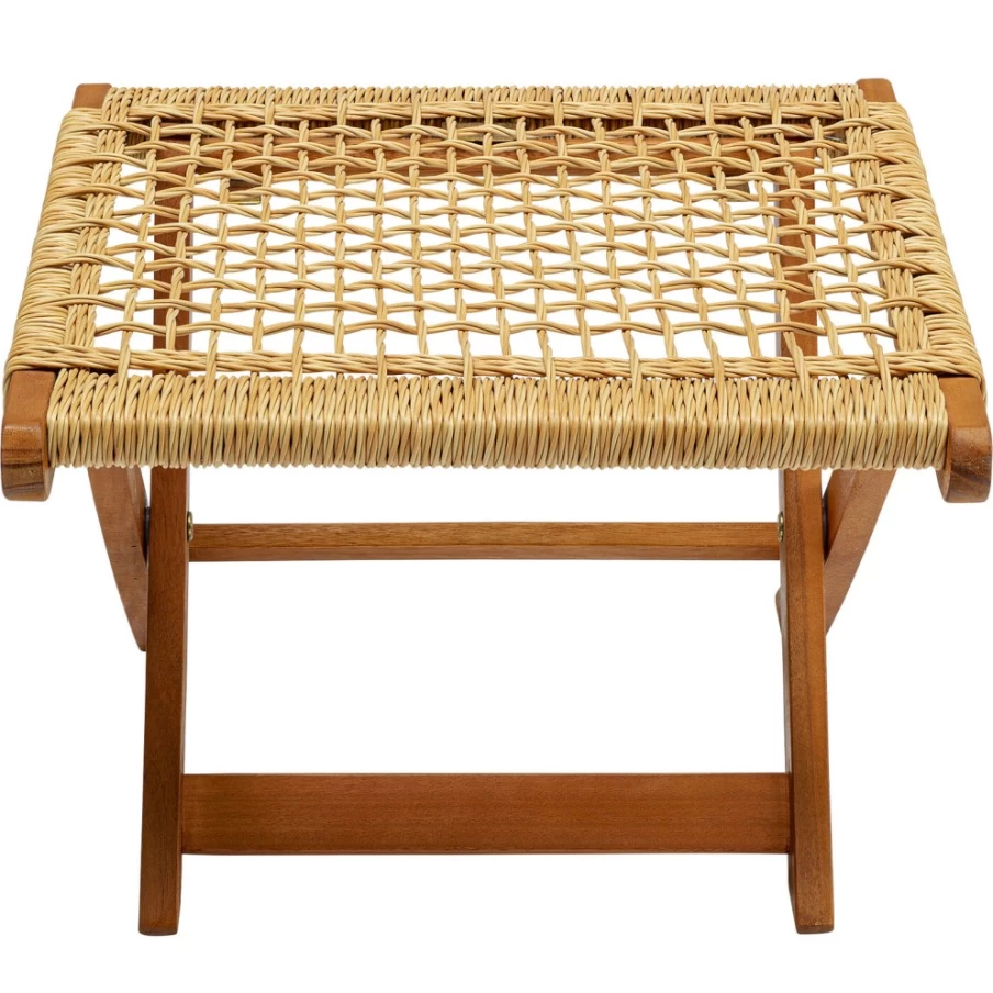 KARE Design Folding Stool - Portable Rio De Janeiro Inspired Seat for Indoor Outdoor Use