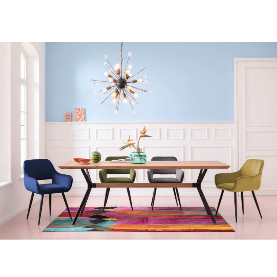 "KARE Design San Francisco Light Green Armchair With Armrests – Modern Comfort Chair"