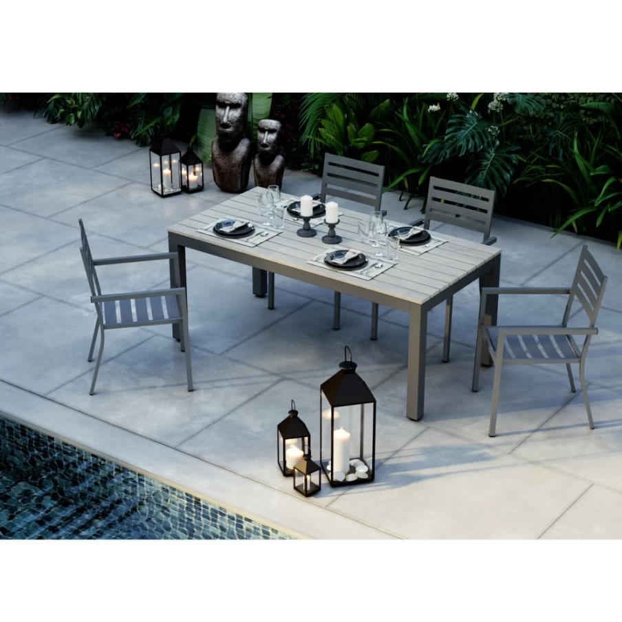 KARE Design Modern Black Lantern Set of 4 - Giardino Outdoor Garden Lighting