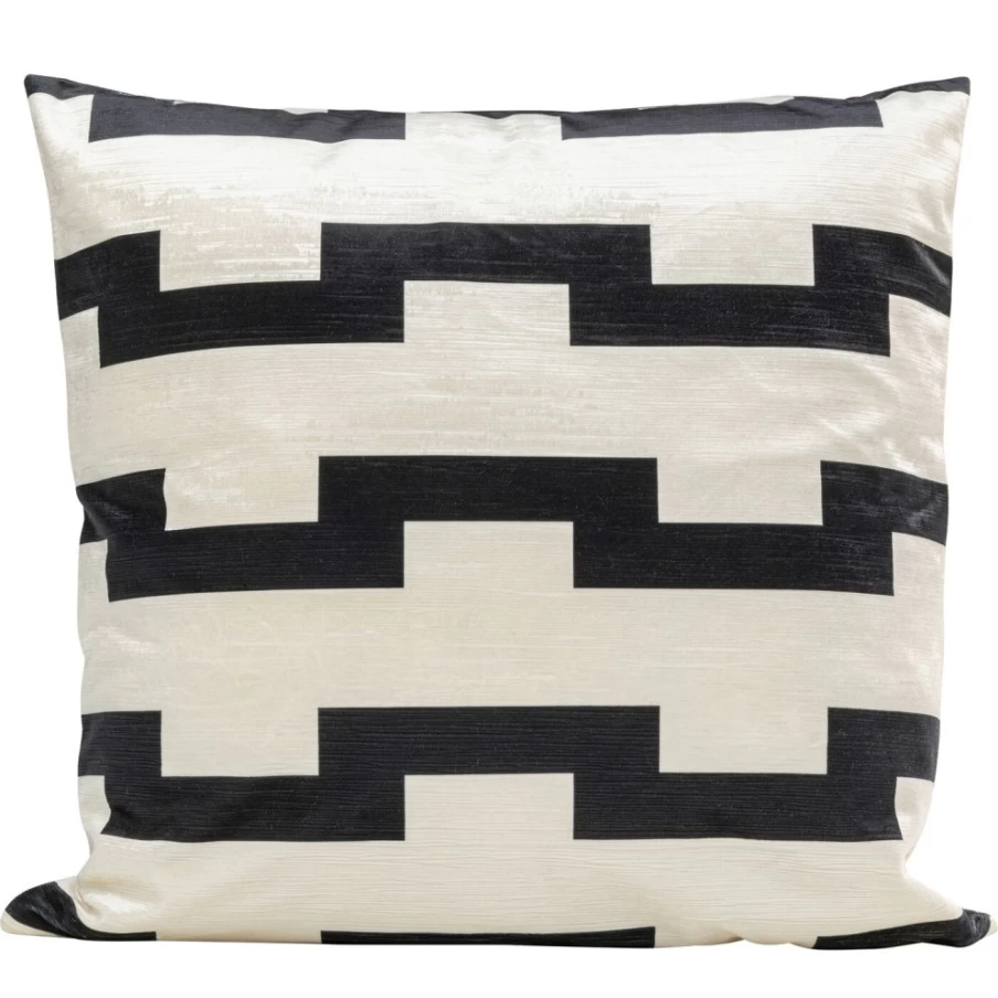 "KARE Design Abstract Edge Cushion 45x45cm Modern Decorative Pillow Cover"