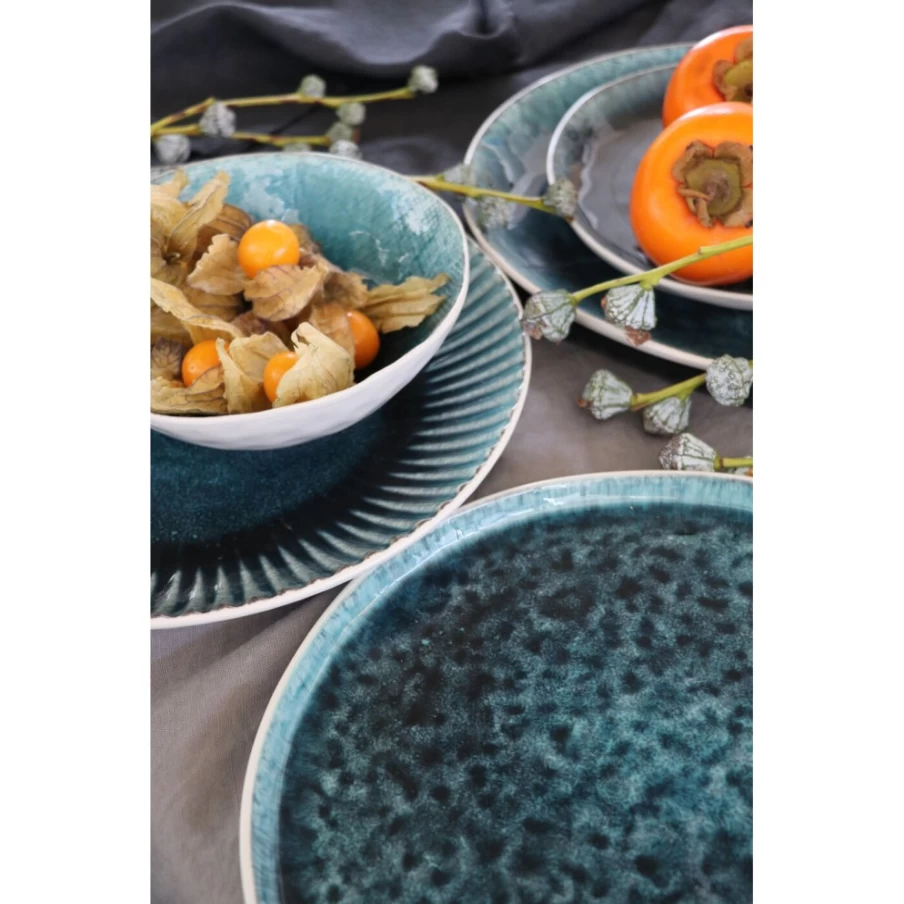 KARE Design Mustique Decorative Plate 27cm - Stylish Ceramic Dinnerware for Modern Dining