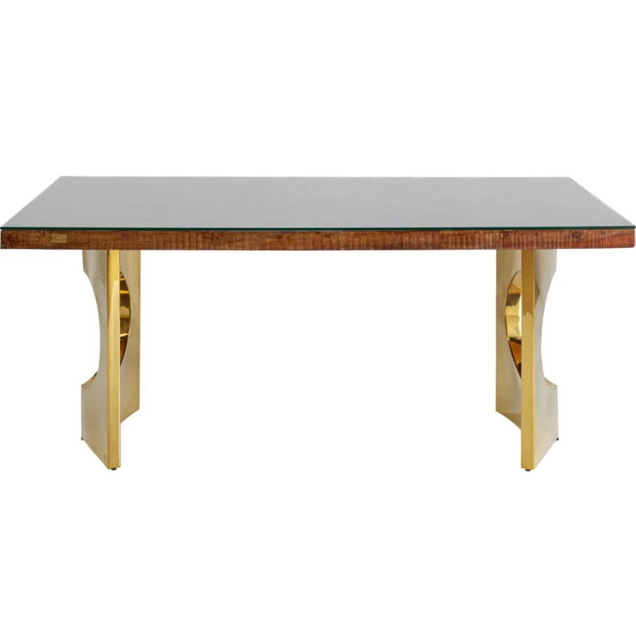 KARE Design Modern Dining Table Harmony Oho Conley 180X90 cm Solid Wood Kitchen Table for 6