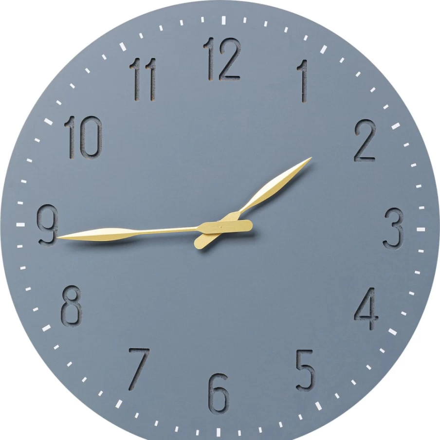 KARE Design Modern Wall Clock Mailo Grey 50cm Round Contemporary Home Decor