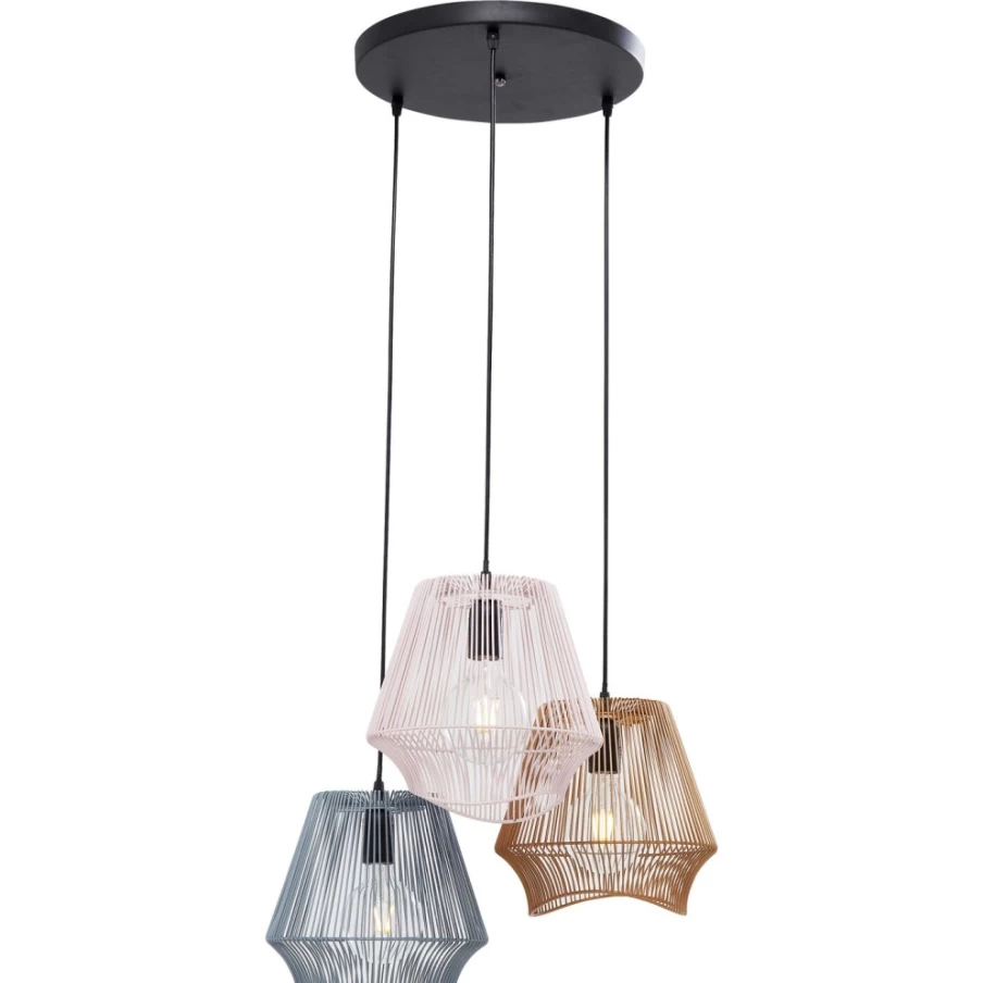 KARE Design Ischia Spiral Tre Modern Pendant Lamp for Stylish Home Lighting