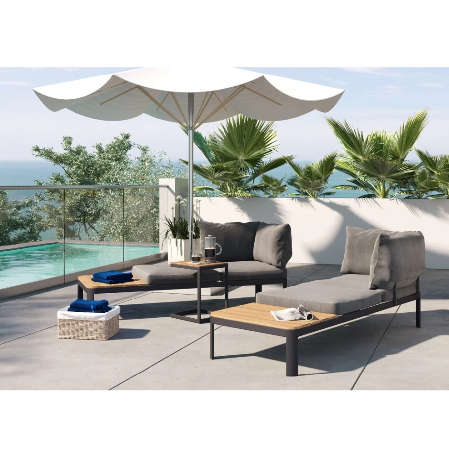 KARE Design Modern Recamiere Chaise Lounge "Happy Day" Left-Facing Elegant Sofa for Living Room