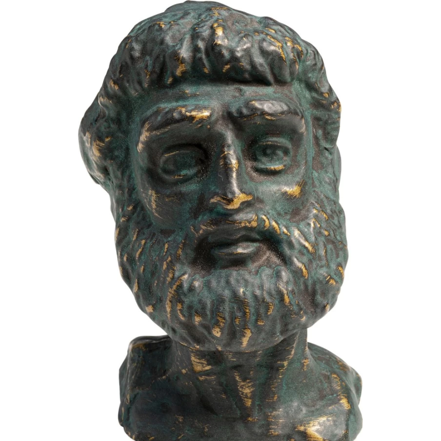 "KARE Design Grey Bearded Man Deco Object - 11cm Home Decor Sculpture"