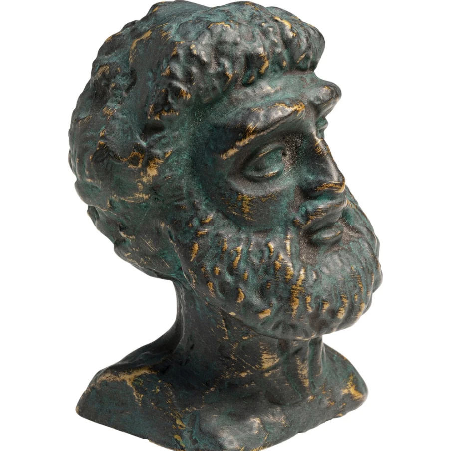 "KARE Design Grey Bearded Man Deco Object - 11cm Home Decor Sculpture"