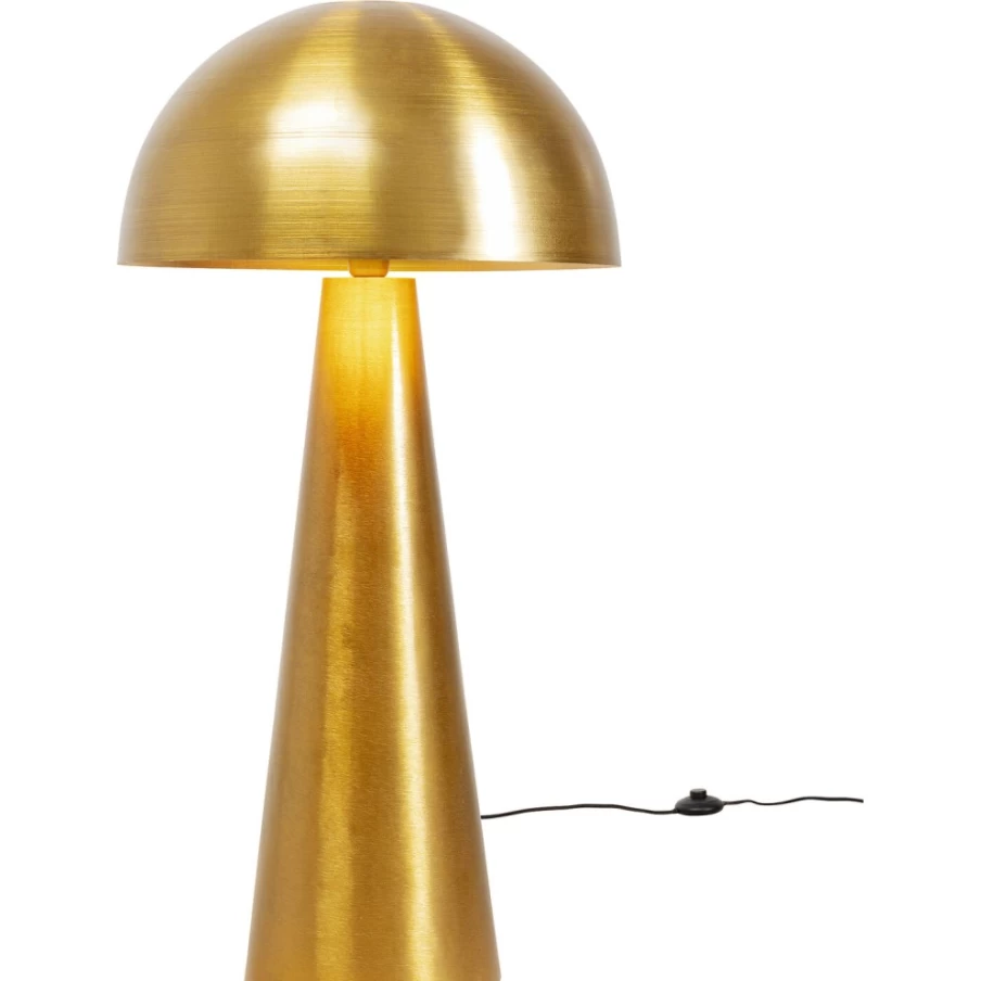 "KARE Design Modern Gold Floor Lamp Loungy 95cm - Elegant Tall Lighting for Living Room"
