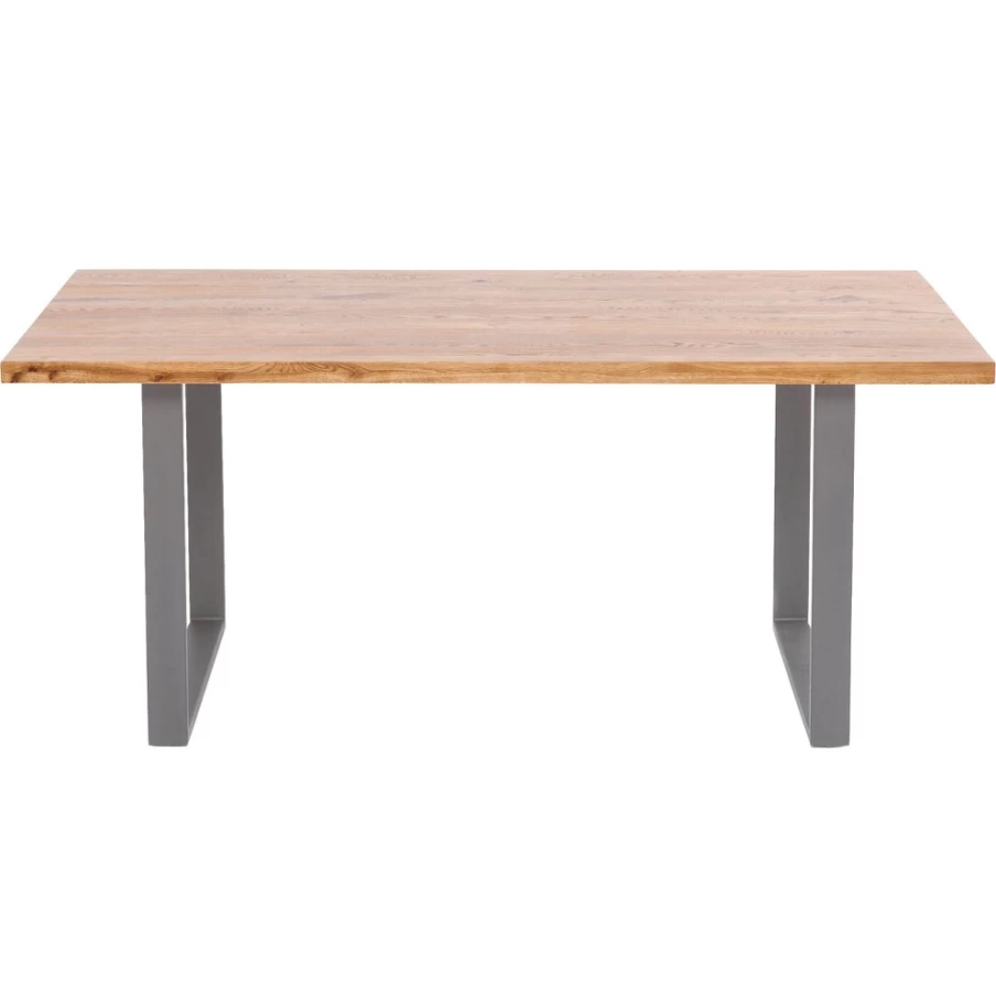 KARE Design Jackie Oak Dining Table with Steel Frame 160x80 cm Modern Industrial Style
