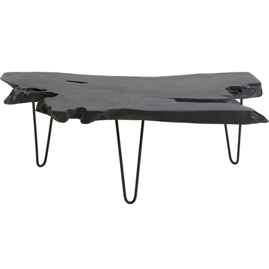 "KARE Design Modern Aspen Black Coffee Table - 100x40cm Stylish Living Room Furniture"