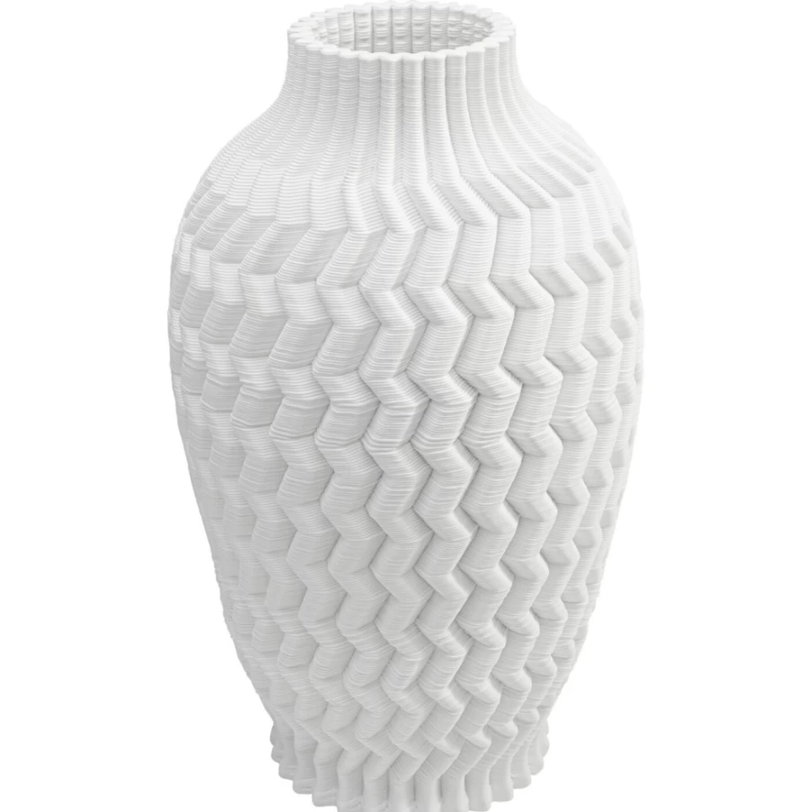 KARE Design Modern Akira Oval Vase 35cm - Decorative Ceramic Home Decor
