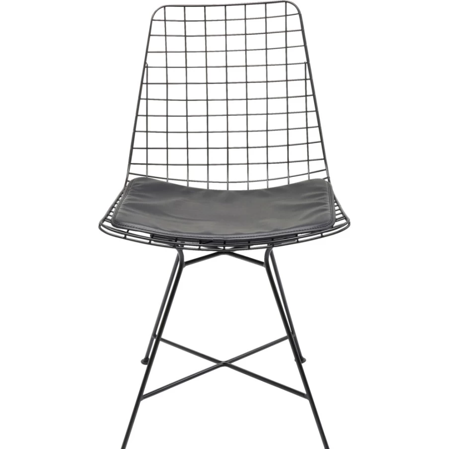"KARE Design Modern Black Grid Chair - Stylish & Contemporary Seating"