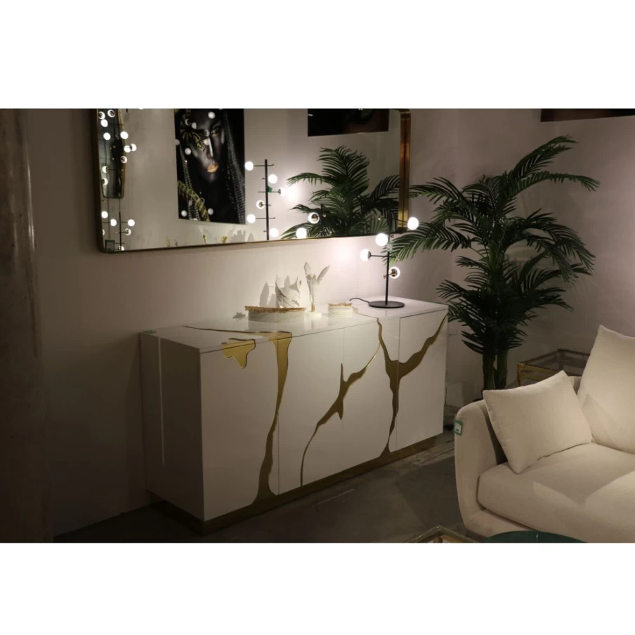 KARE Design Modern Feather-Inspired 18cm Candle Holder - Feathra Decorative Home Accessory