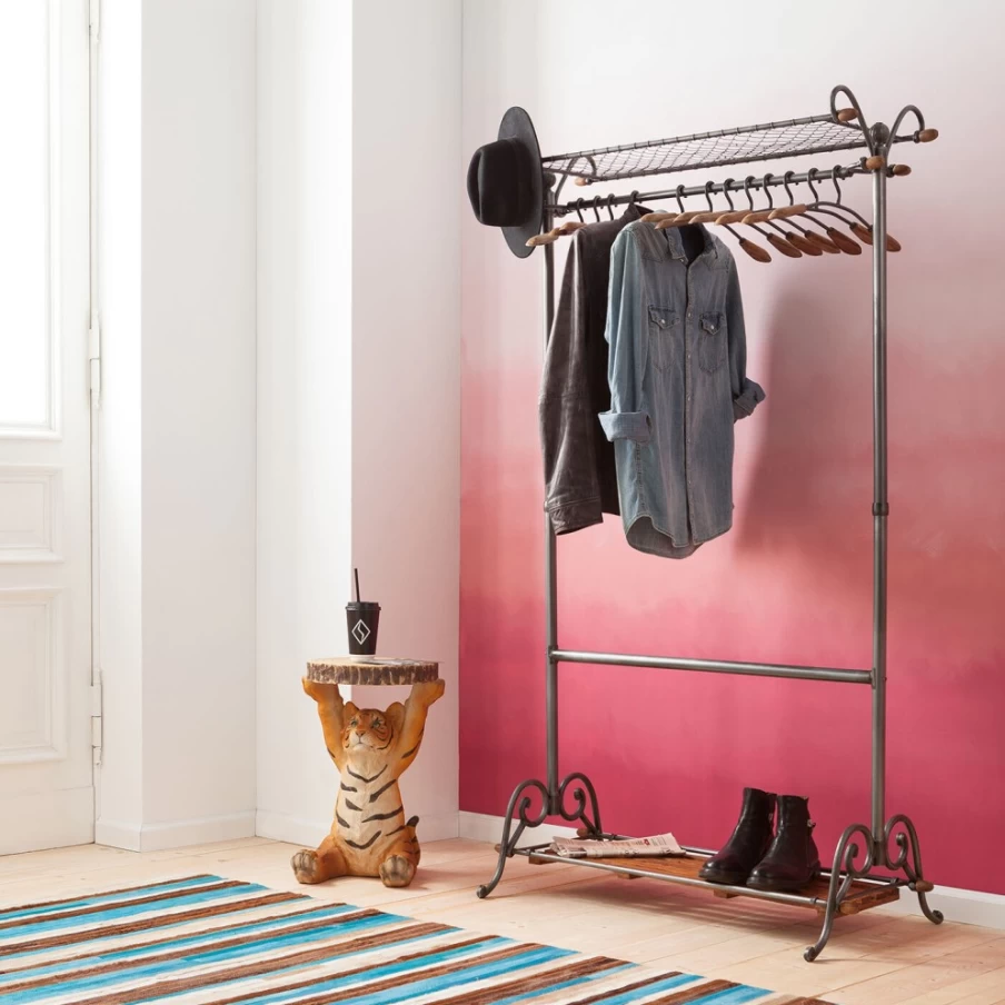KARE Design Modern Clothing Rack Cosmopolitan - 13-Piece Set for Stylish Wardrobe Organization
