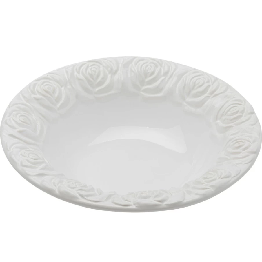 KARE Design Rosa Decorative Bowl - 28cm Modern Ceramic Home Decor Serving Bowl