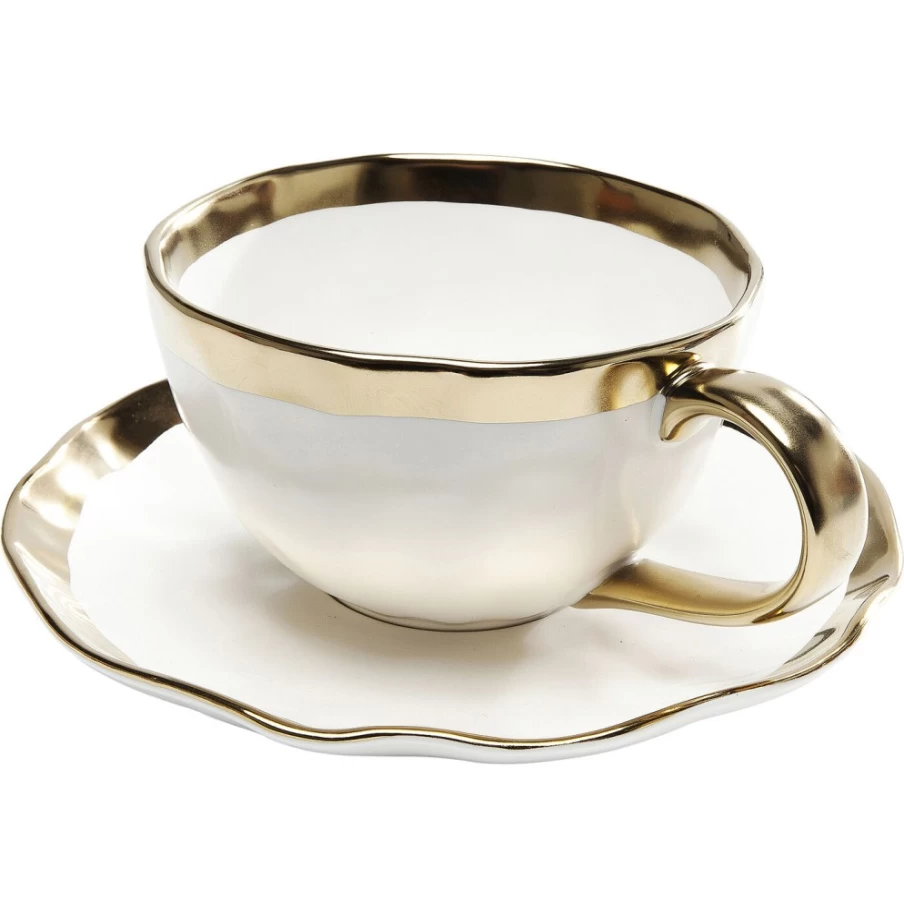 KARE Design Modern Coffee Cup Bell - Set of 2, Stylish and Functional Kitchen Accessories