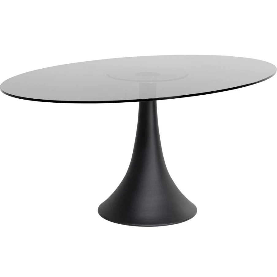 KARE Design Grande Possibilita Smoke Glass Dining Table 180X120cm Modern Style