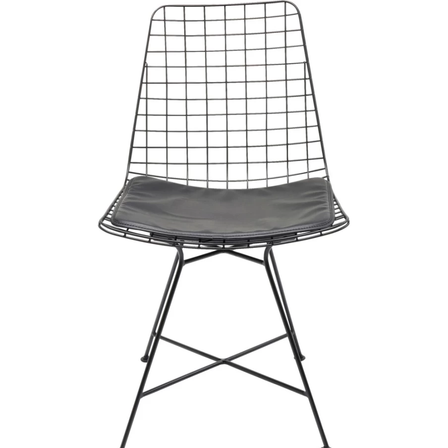 "KARE Design Modern Black Grid Chair - Stylish & Contemporary Seating"
