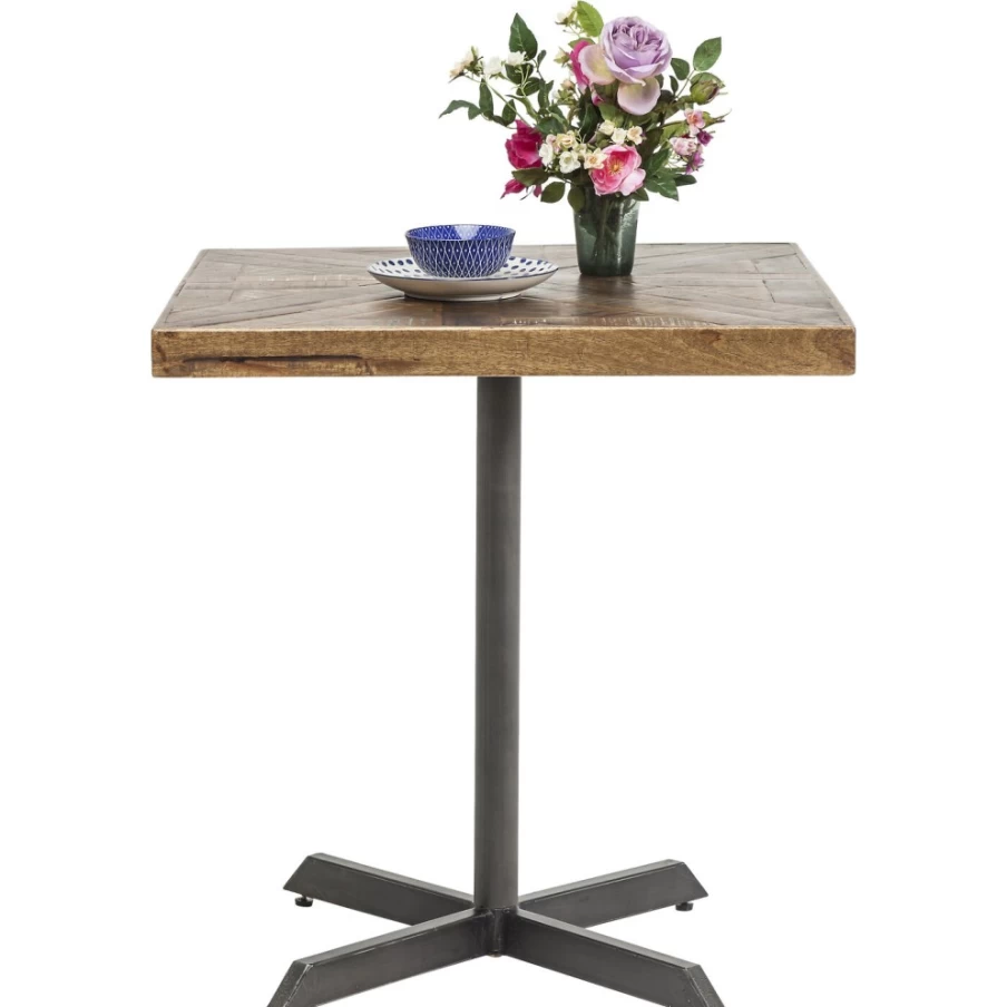KARE Design Vintage Lyon Table 72x72cm Retro Dining Table Square French Style
