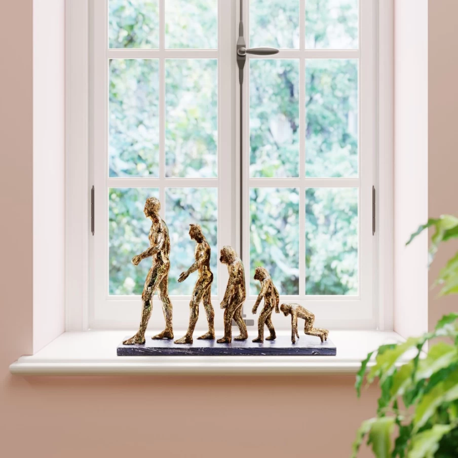 KARE Design Modern Evolution Deco Figurine - Contemporary Sculptural Home Decor