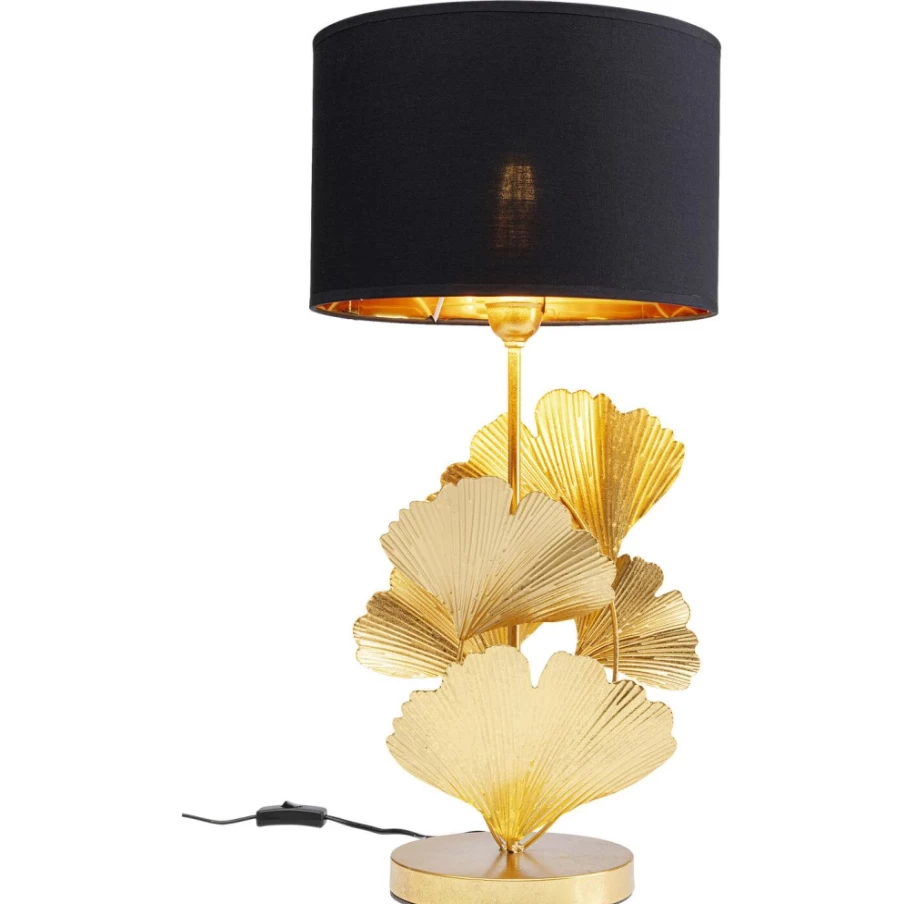 KARE Design Modern Gold Table Lamp Flores - 62cm Height Elegant Lighting for Home Decor