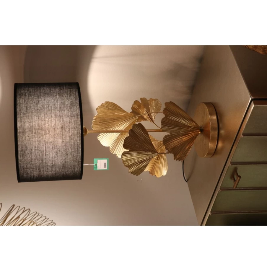 KARE Design Modern Gold Table Lamp Flores - 62cm Height Elegant Lighting for Home Decor