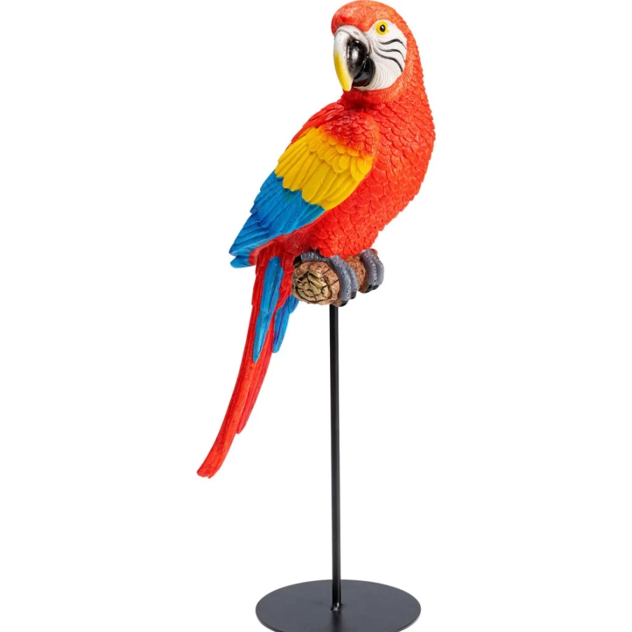 KARE Design Modern Macaw Parrot Statue - 36Cm Decorative Figurine for Home & Garden
