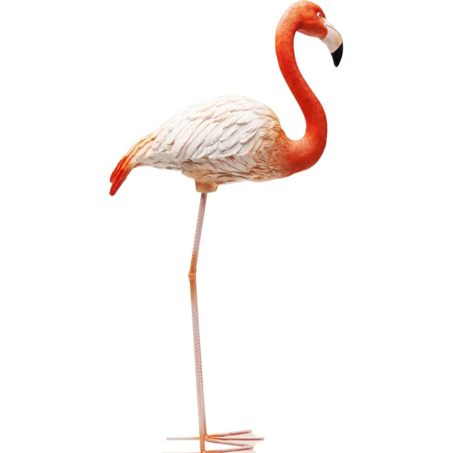 KARE Design Modern Flamingo Decor Figurine - 75cm Tall Roadside Art Statue for Outdoor & Indoor Use