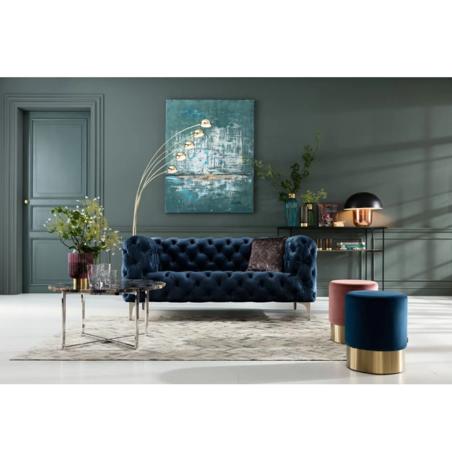 "KARE Design Modern Five-Finger Brass Floor Lamp for Living Room"