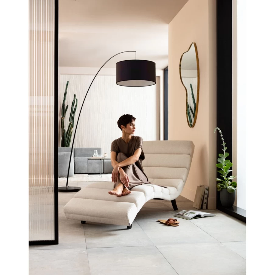 KARE Design Balou Cream Relax Chair 190cm - Modern Lounge Chair for Living Room
