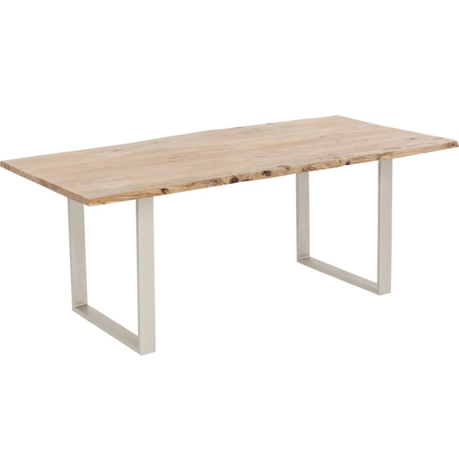 "KARE Design Harmony Silver Modern Dining Table 200X100"