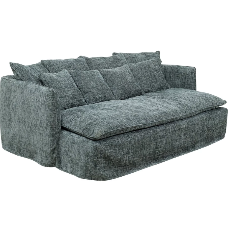 KARE Design Boheme Teal Big Sofa 230Cm Modern Luxury Living Room Furniture