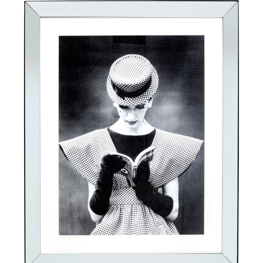 KARE Design Framed Art Print "Reading Beauty" 85x105 cm Modern Wall Decor