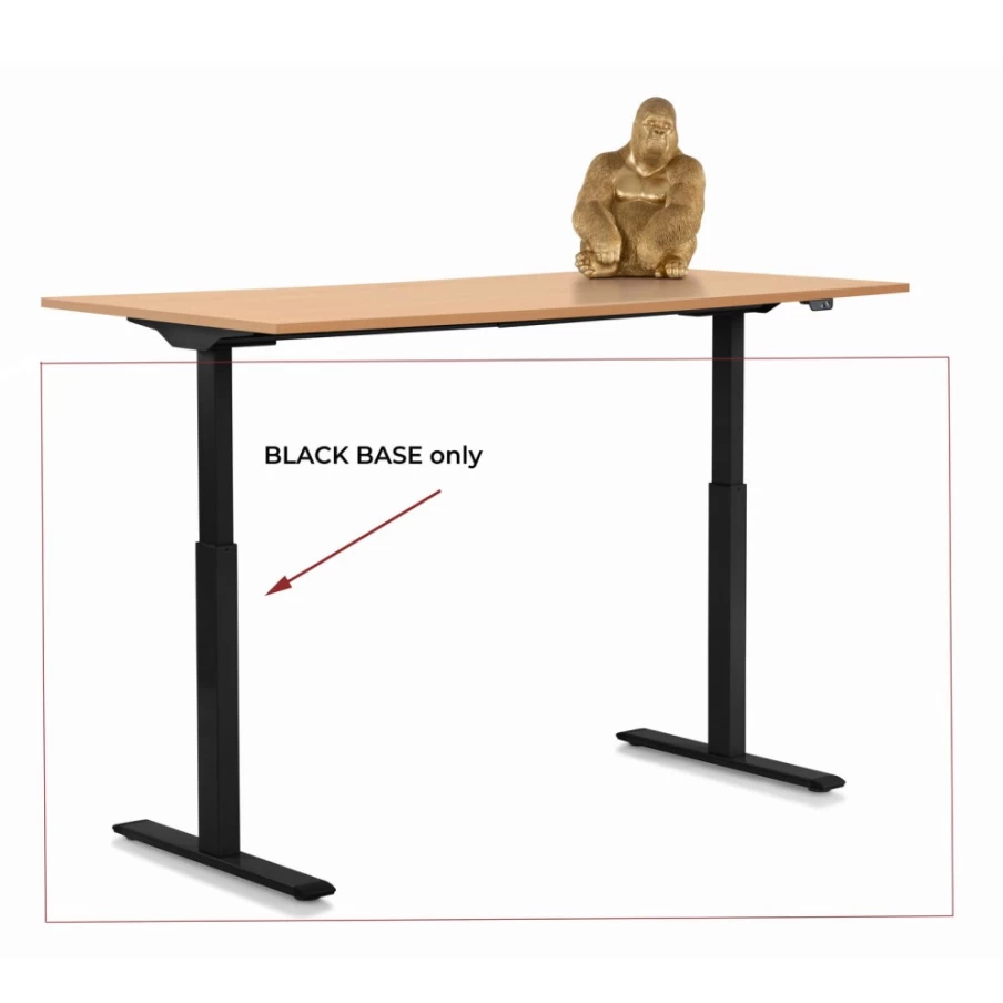 KARE Design Modern Black Office Table - Smart Base Tavola Work Desk for Stylish Workspaces