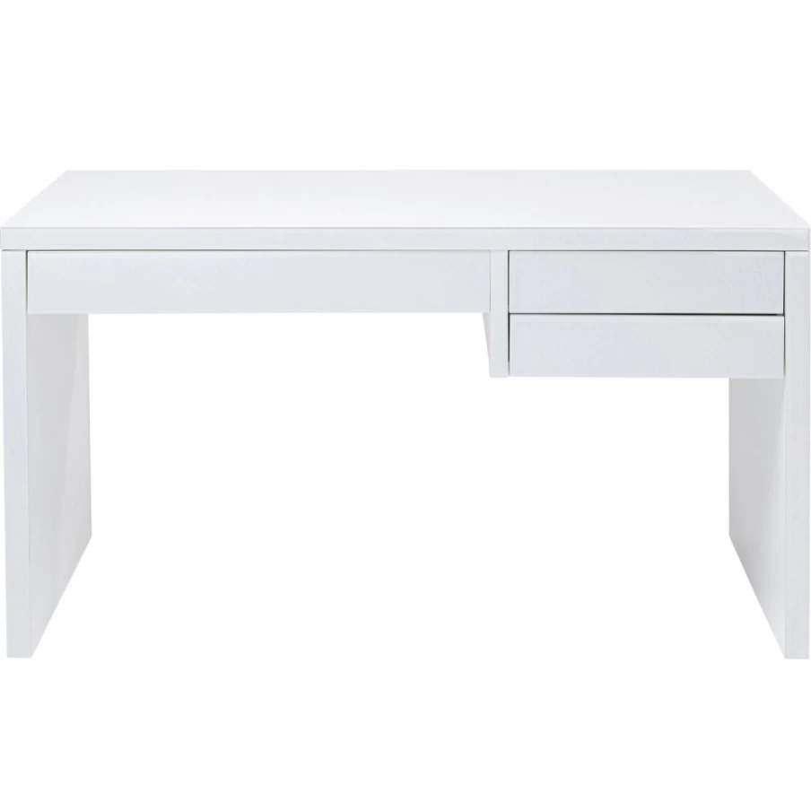 "KARE Design Modern Luxury White Desk 140x60cm with Push Function"