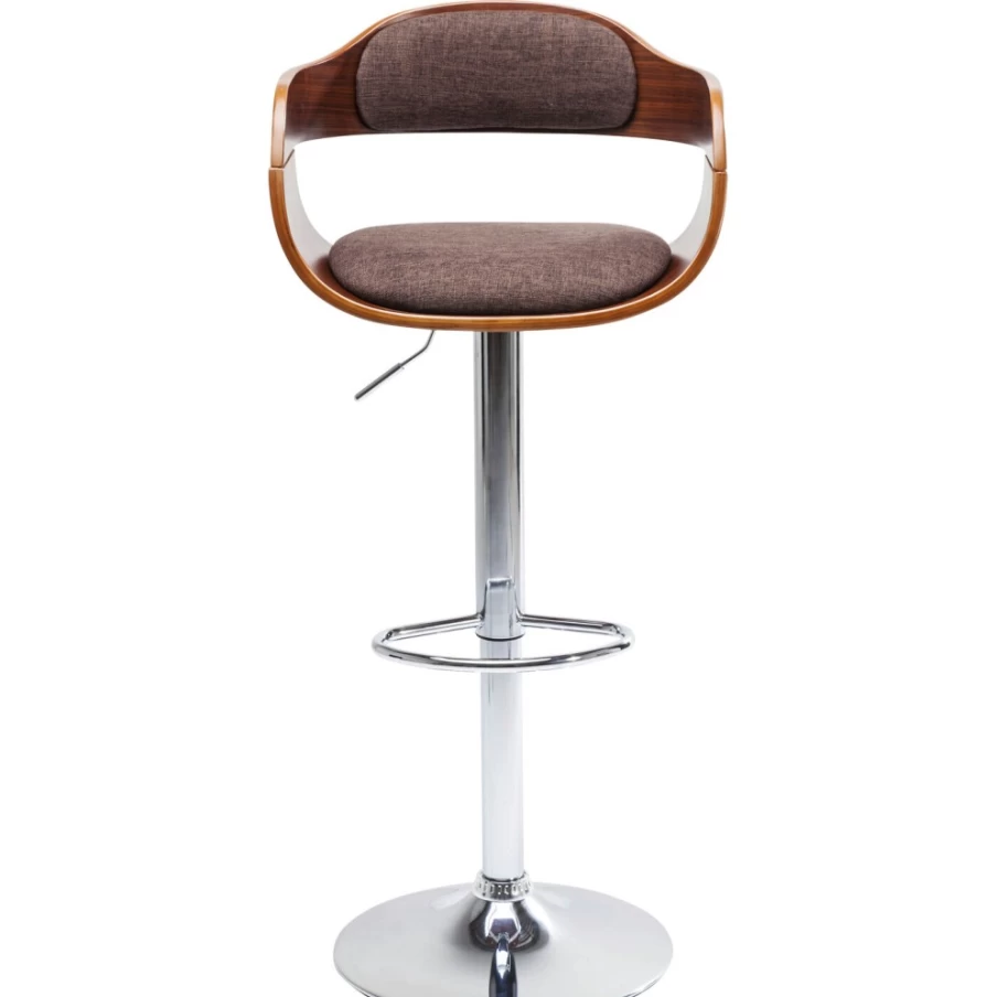 KARE Design Monaco Chocolate Brown Bar Stool - Modern Schoko Style Barstool for Home & Cafe