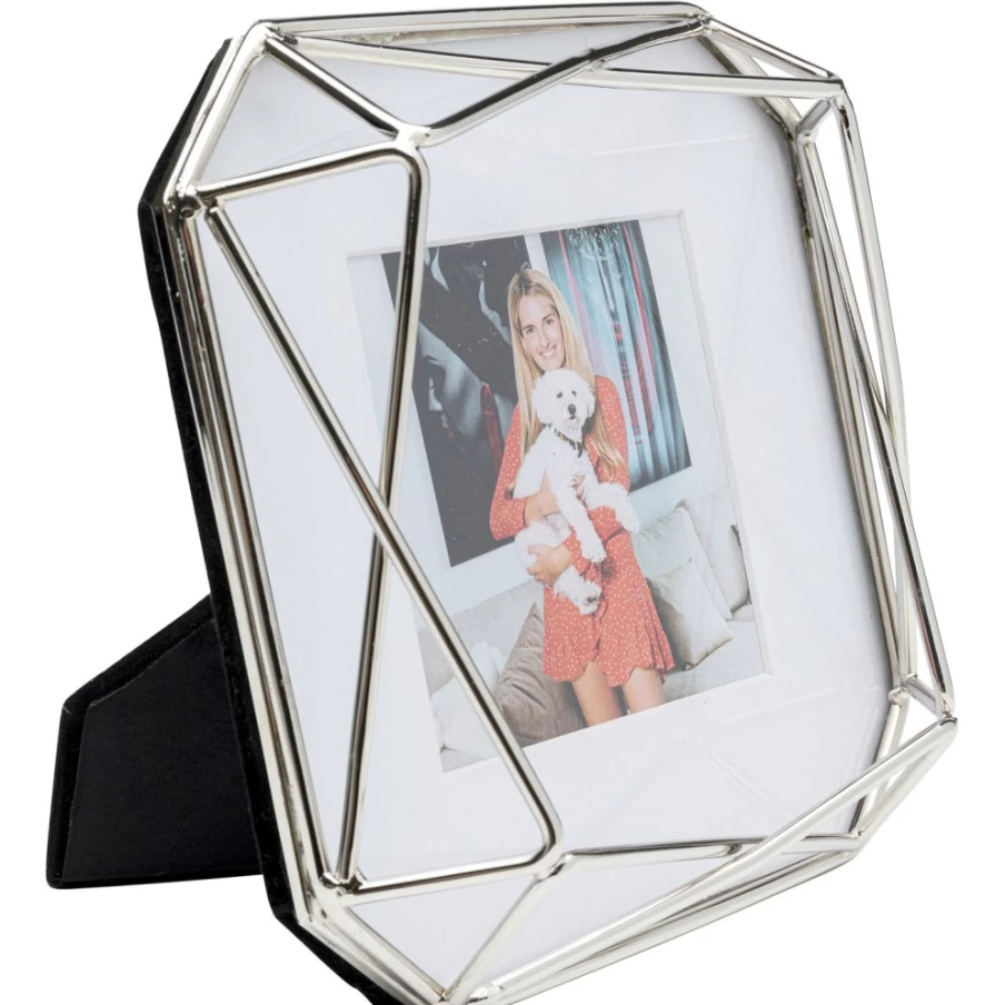 KARE Design Modern Prisma Picture Frame 10x10 cm - Square Wall Photo Frame for Home Decor