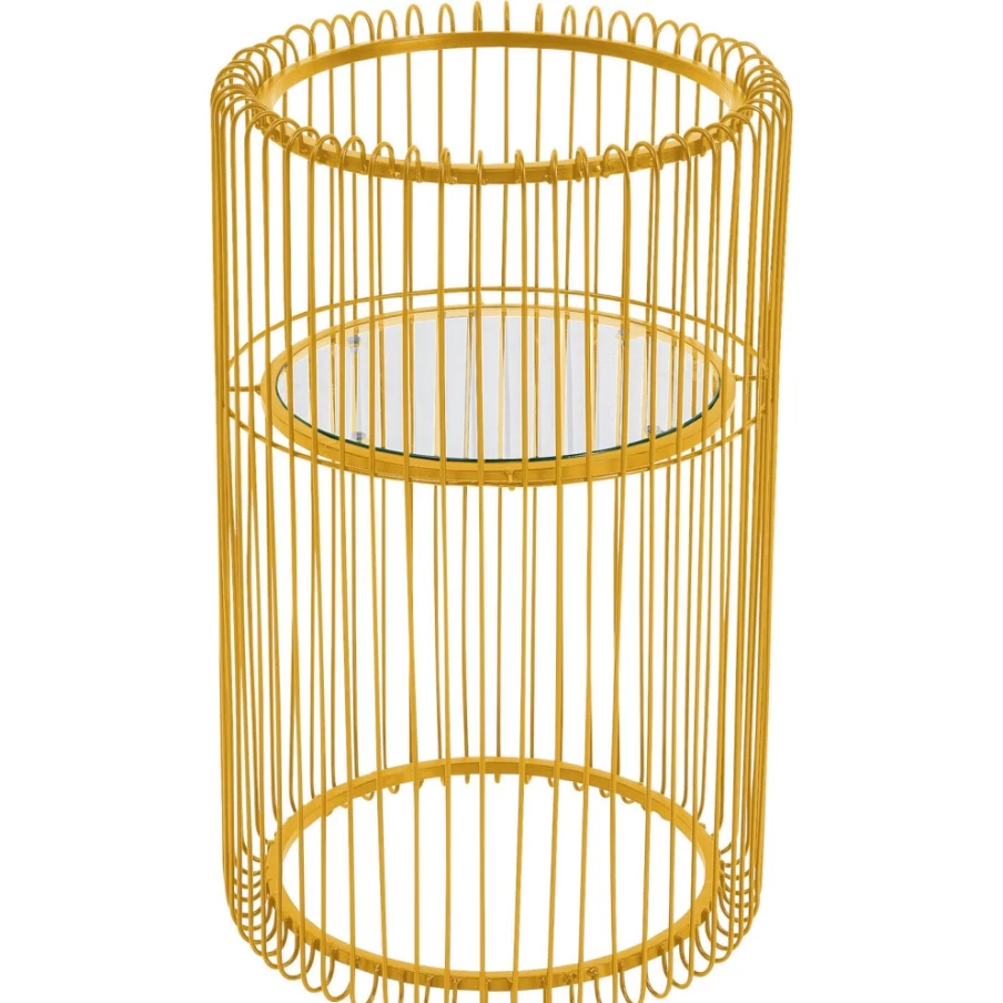 KARE Design Gold Wire Plant Holder - 57Cm Modern Hanging Flower Basket for Indoor Outdoor Decor