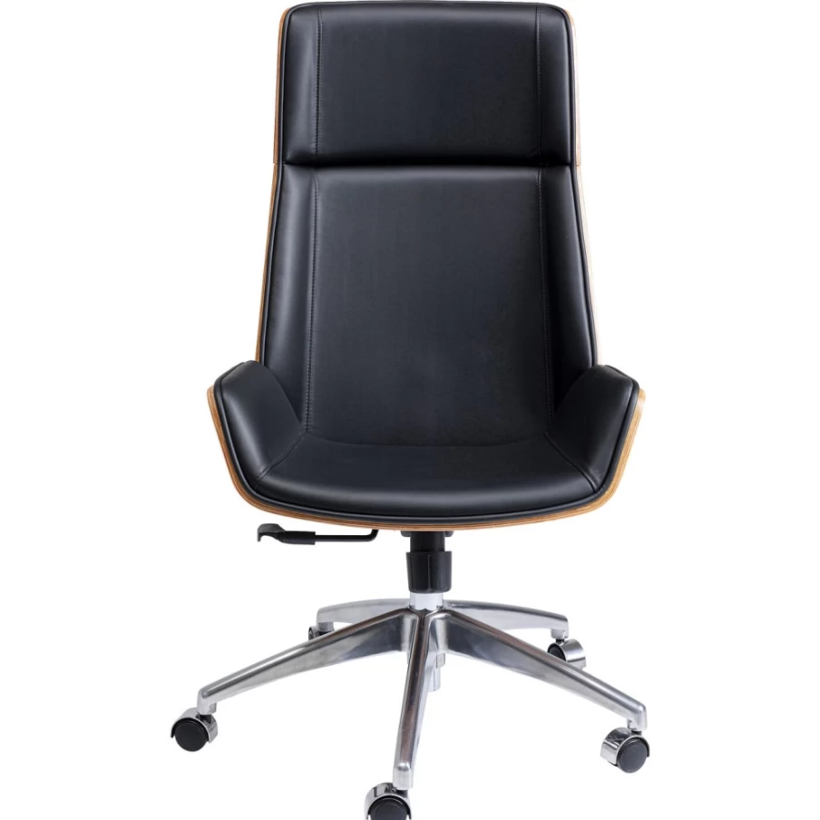 "KARE Design Rouven Modern Office Chair - 120cm Height Adjustable Ergonomic Executive Desk Chair"