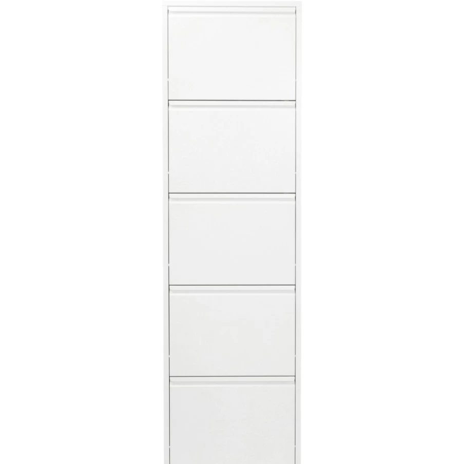KARE Design White Caruso 5 Shoe Storage Container | Modern Organizer for Shoes