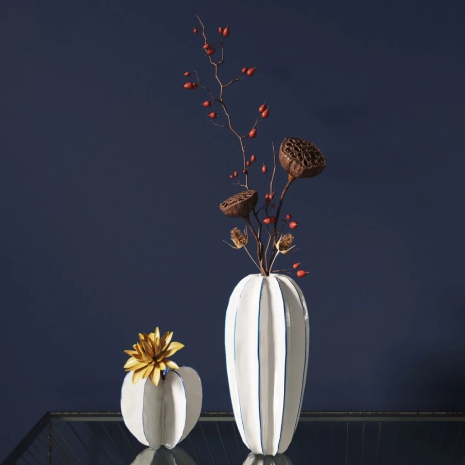 "KARE Design Modern Coral Vase - 22cm Handcrafted Home Decor"