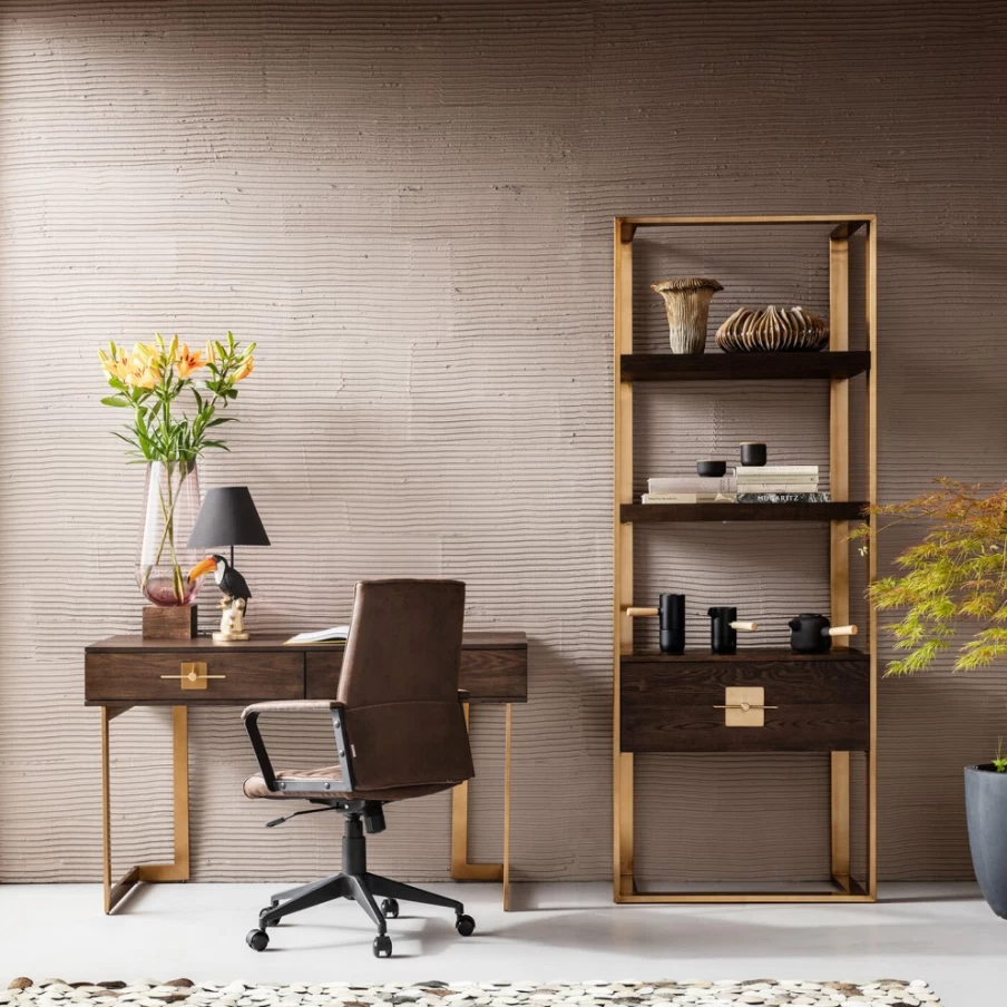 "KARE Design Labora Brown Office Chair – Modern Ergonomic Workspace Seating"