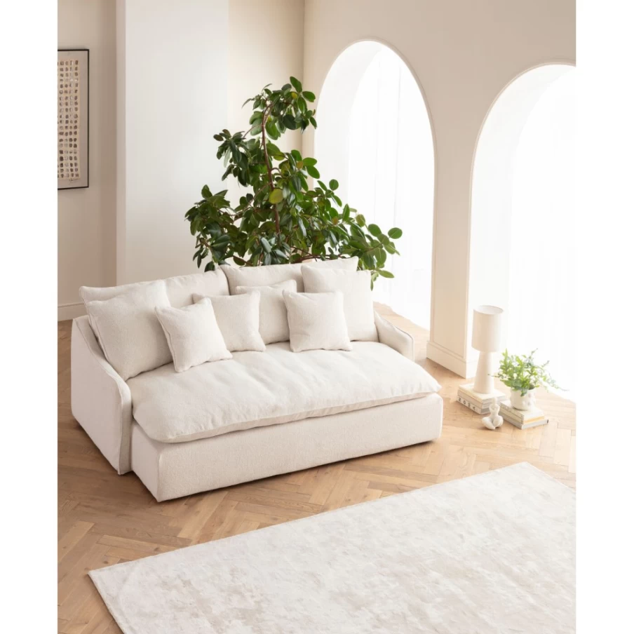 KARE Design Bohemian Cream Fabric Sofa 230cm Bigsofa Modern Luxury Living Room